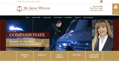 Desktop Screenshot of irenewilsonlaw.com